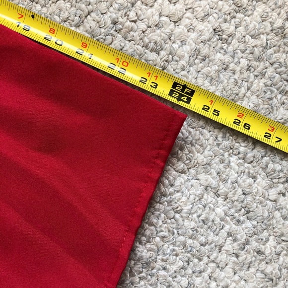 Red Graduation Cap & Gown W/ Red & Gold Tassel Unisex (Size 5'-10" - 6'-0") - Picture 11 of 16